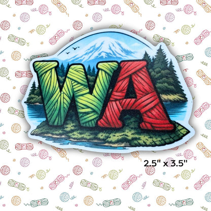 Knitting & Crochet Vinyl Stickers – Waterproof Yarn Stickers
