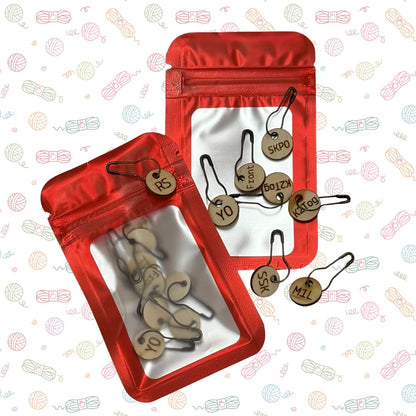 Apple Yarns Stitch Markers for Knitting & Crochet