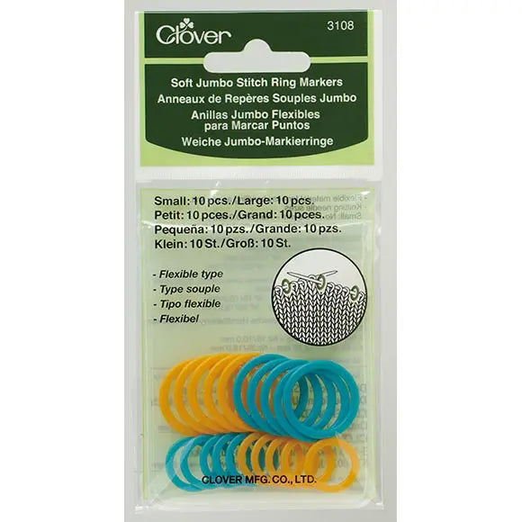 3108 Soft Jumbo Stitch Ring Markers