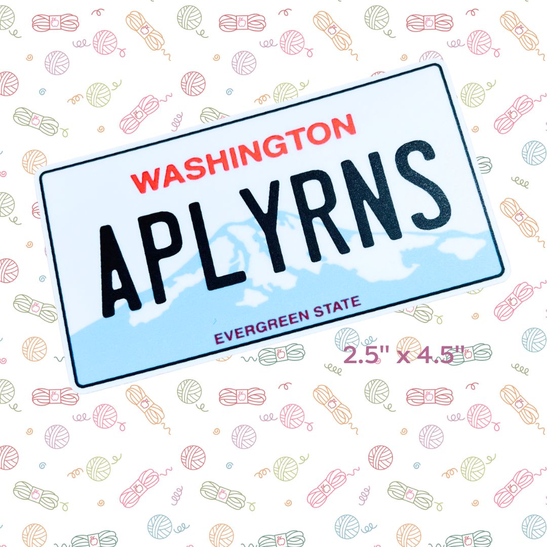 Knitting & Crochet Vinyl Stickers – Waterproof Yarn Stickers