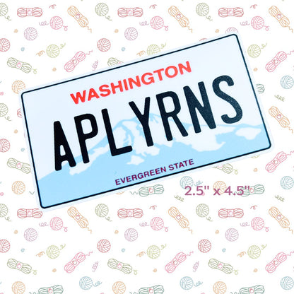 Knitting & Crochet Vinyl Stickers – Waterproof Yarn Stickers