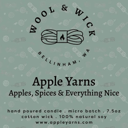 Wool and Wick - Yarn Themed Candles