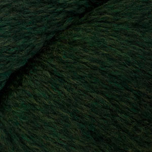 Eco + by Cascade Yarns - Close-up of dark green yarn texture