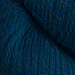 Eco + by Cascade Yarns - Close-up of dark blue yarn with a textured pattern