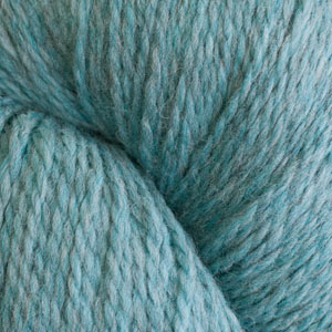 Eco + by Cascade Yarns - Close-up of teal yarn with a textured surface