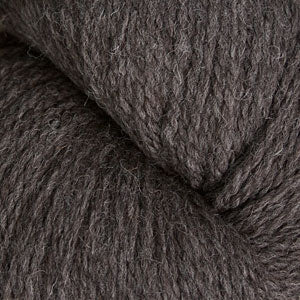Eco + by Cascade Yarns - Close-up of dark brown yarn texture