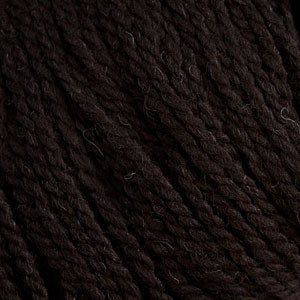Eco + by Cascade Yarns - Close-up of dark brown yarn strands