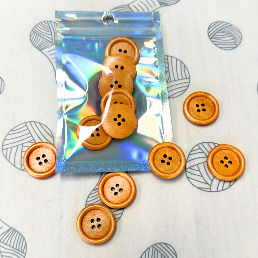 7/8" Wood Buttons
