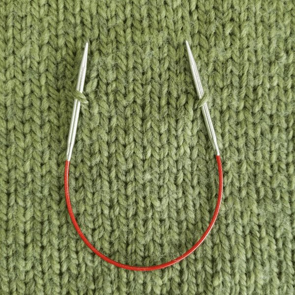 ChiaoGoo RED 9" Stainless Steel Fixed Circular Knitting Needles