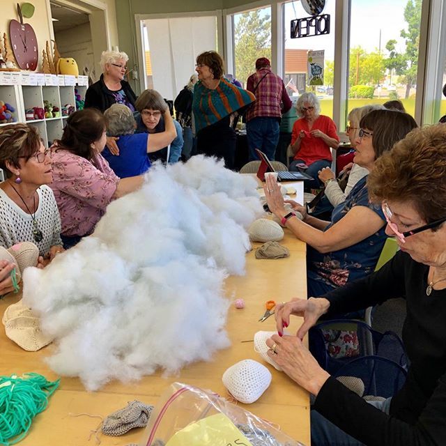 knittedknockers social at Apple Yarns