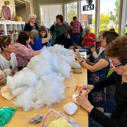 knittedknockers social at Apple Yarns
