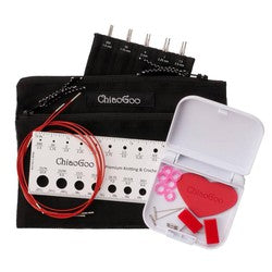 Chiaogoo TWIST small 5" (13 cm)  or small 4" (10cm)Tip Sets US 2-8