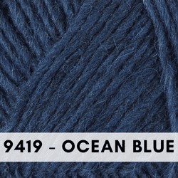 Lettlopi Icelantic wool yarn, 9419 Ocean Blue
