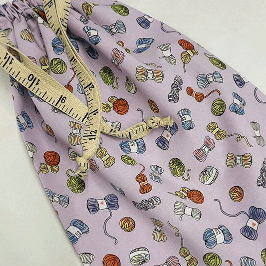 Apple Yarns Ruler Ribbon Knitting & Crochet Project Bag